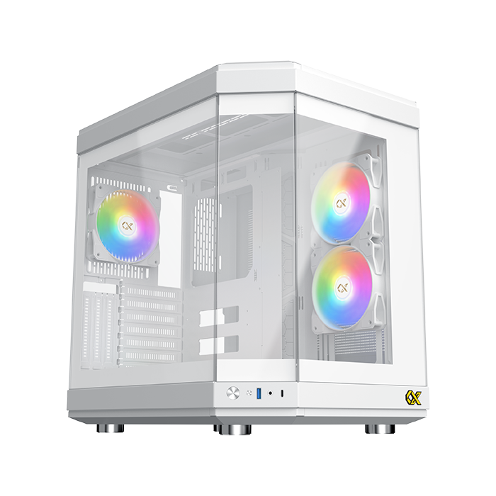 CASE XIGMATEK CUBI ARCTIC 6FANS ARGB WHITE